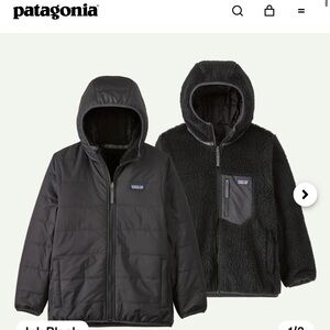 EUC Reversible Black Patagonia Freddy Jacket